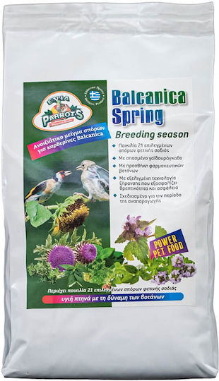 Evia Parrots Balcanica Spring Spring Seed Mix for Goldfinches 15kg