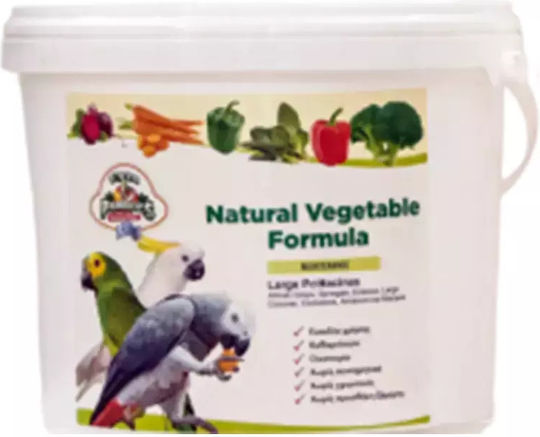 Evia Parrots Large Natural Vegetable Formula Pellets Λαχανικών Παπαγάλους 2,5kg