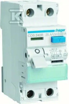 Rccb Difficulty Switch 1p+n 40a/30ma Type A Quickconnect Left N Cds240r