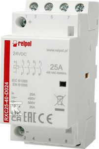 Installation Contactor 400v Ac 25a 24v Dc 2617083 Rxc25-40-d024
