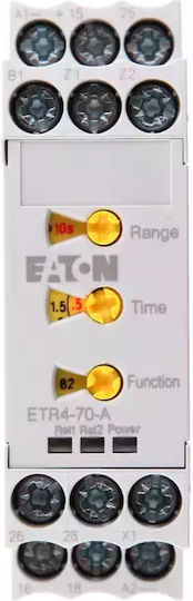 Timer Transmitter 2p 3a 0.05sek-100h 24-240v Ac Dc Multifunctional Etr4-70-a 031888