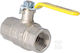 Robinet Sferic Gaz 1" Nichel