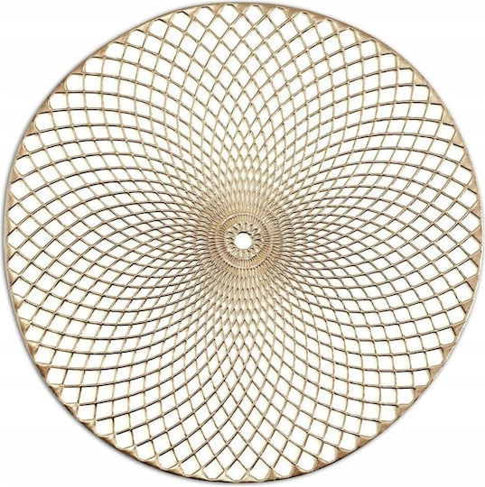 Zeller Σουπλά Χρυσό 38x38cm