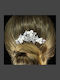 Loreli Silbernes Braut Haarspange Mit Perlen Und Kristallen