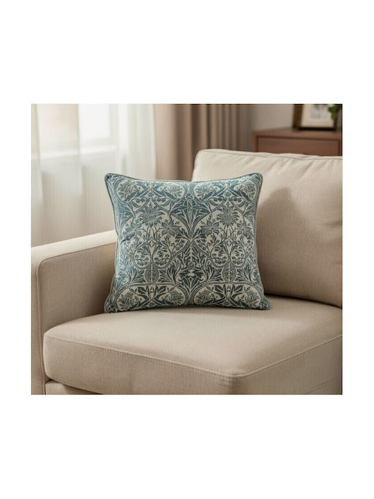 Oxygen Decorative Pillow Case Petrol Design Petrol 45x45cm