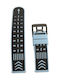 Gummi-Armband Hellblau 20mm
