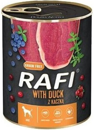 Wet Food Dogs in Cans with Duck, Blueberries and Meat 800gr