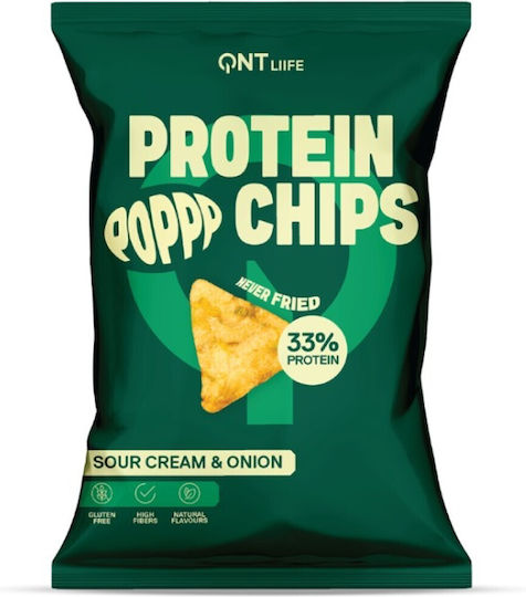 Qnt Protein Chips Sour Cream & Onion 50gr