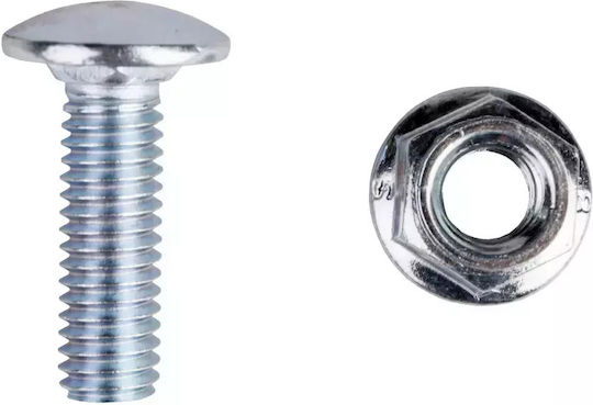 Mushroom Screw + Barbed Collar Cap Sgk M6x20 903100 100pcs