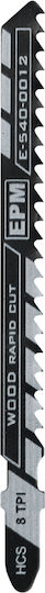 Jigsaw Blade 74mm 8tpi Wood T111c 5 Pieces