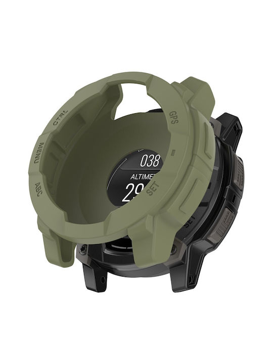 Θήκη Σιλικόνης Army Green για Garmin Instinct 3 (50mm) Θήκη Σιλικόνης Army Green για Garmin Instinct 3 (50mm)