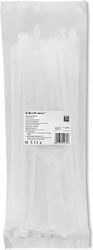 Qoltec 52230 Cable Ties Set 100 Pcs White