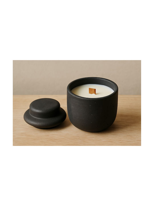 Handmade Aromatic Soy Candle Handmade Black Jar 11x9cm 780g