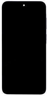 Οθόνη Display + mit Touch-Mechanismus und Rahmen für Samsung A556B Galaxy A55 5G (Schwarz)