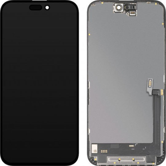 MP Οθόνη mit Touch-Mechanismus für iPhone 16 Plus (Schwarz)