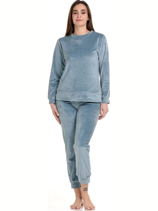 Zen by Daisy Winter Women's Pyjama Set Light Blue