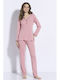 Jeannette Lingerie Winter Women's Pyjama Set Pink