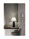 Fan Europe Madiba Ceramic Table Lamp with White Shade and Brown Base