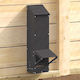 vidaXL Metal Chicken and Poultry Feeder with 5kg Capacity 13x12x51cm
