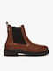 Leather Women's Chelsea Boots Tabac Brown
