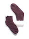 Women's Fleece Fur Socks Brown