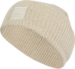 adidas Cuff Beanie Unisex Beanie Knitted in Beige color