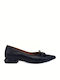 Leather Women's Loafers in Black Color