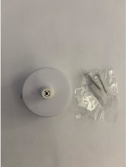 Ροζετα Αλουμινιου Φ60x27mm Modular Γραμμικο Φωτιστικο Led Λευκο Universe 1-u016377