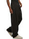 Trousers Elastic in Baggy Line Black