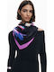 Desigual Damen Schal Schwarz