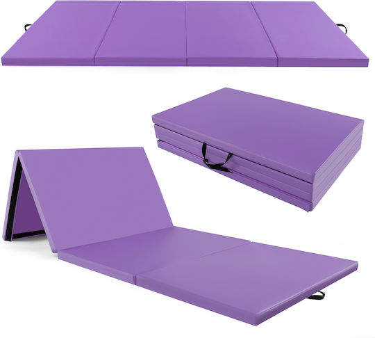 Costway Costway Pilates Exercise Mat Purple 300x117x5cm