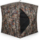 Costway Camping Tent Transparent 3 Seasons for 4 People 147x147x170cm