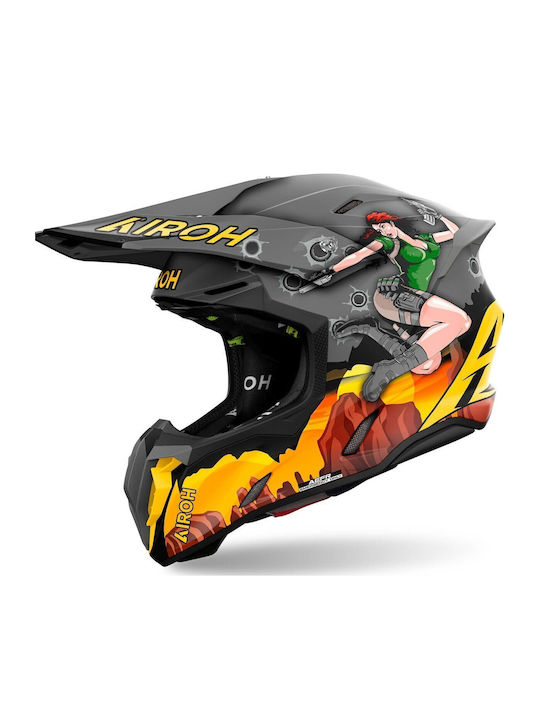 Airoh Twist 3 Adventure Casca Moto Motocross EC...