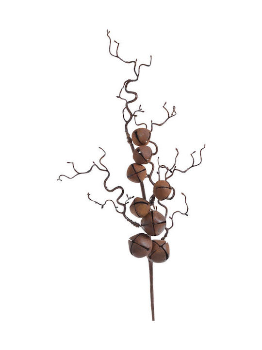 Weihnachtsdekoration Metallisch Zweigstelle Länge 67cm. Glocken