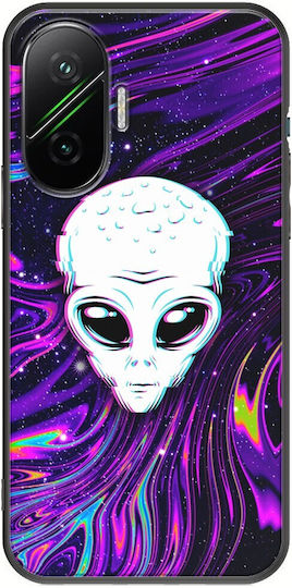 Alien Neon Xiaomi Poco F7 5G Black TPU Black Silicone Mobile Phone Case