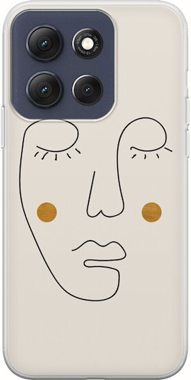 Schlafende Schönheit Motorola Moto G86 5G Flexible Tpu Transparente Silikon Handyhülle