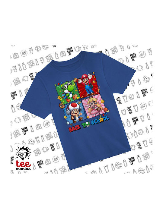 Koupakoupa Παιδικό T-shirt Μπλε Back To The Sch...
