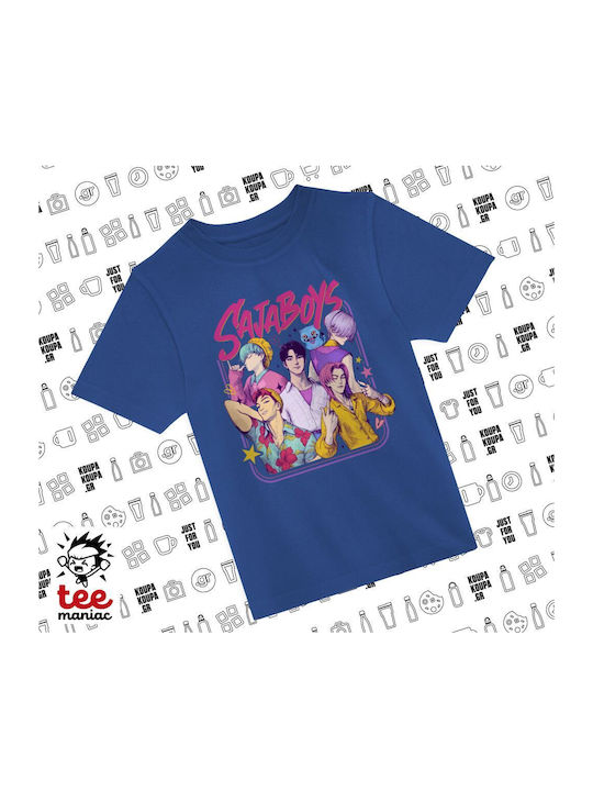 Koupakoupa Kinderoberteile T-Shirt Blau Huntrix...
