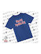 Kinderoberteile T-Shirt Blau Iron Maiden KP 5349 T-Shirt-Kid-Blau