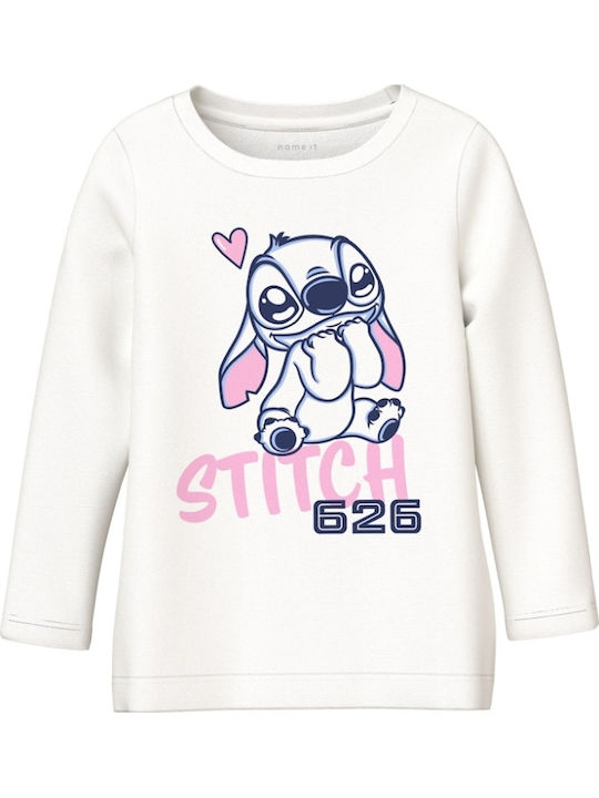 Name It Kinderhemd Langarm White Stitch
