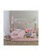 Palamaiki Baby Sheet Crib Cotton Fitted Pink 70x140cm