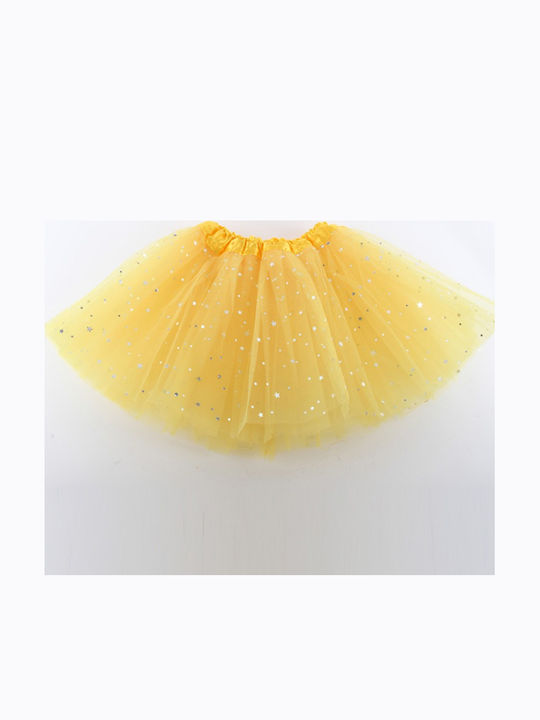 Kids' Tulle Tutu Skirt Yellow