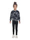 Kinder-Set mit Leggings Winter 2Stück Black