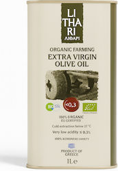 LiTHARI Extra Virgin Маслиново Масло Органичен Продукт с Плодов Аромат 1л в Металик Резервоар