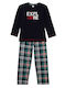 Minerva Kids' Pajamas Cotton Blue Marine Explore