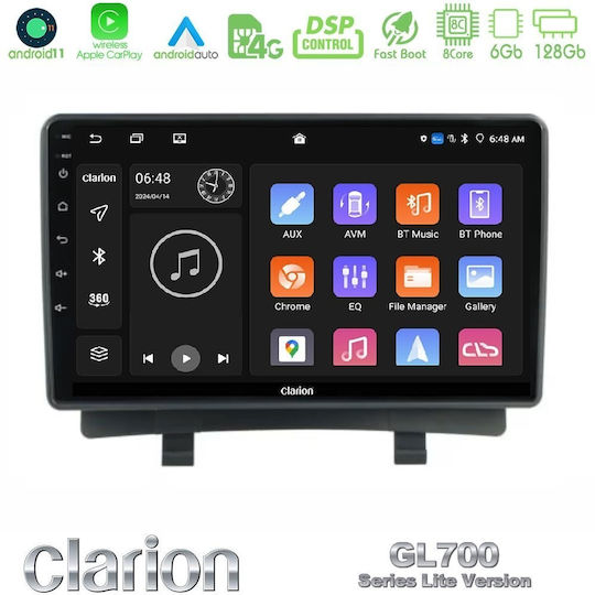 Clarion Car Audio System for Opel Zafira / Zafira Tourer 2012-2016 (Bluetooth/USB/WiFi/GPS/Apple-Carplay/Android-Auto)