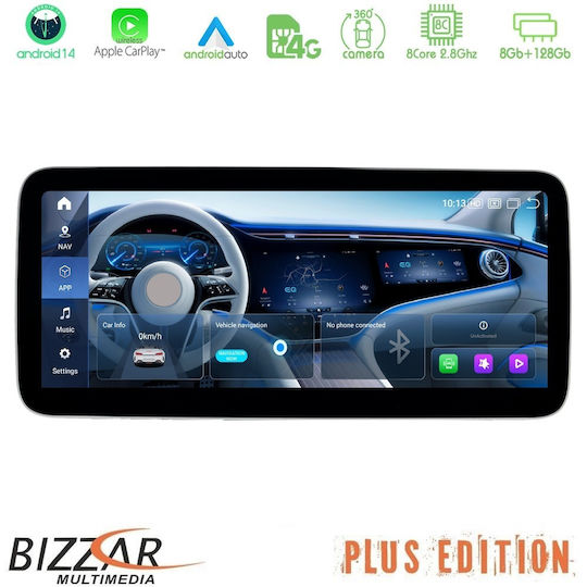Bizzar Ηχοσύστημα Αυτοκινήτου για Mercedes-Benz B Class 2012-2015 (Bluetooth/USB/AUX/WiFi/GPS/Apple-Carplay/Android-Auto/CD) με Οθόνη Αφής 10.25"