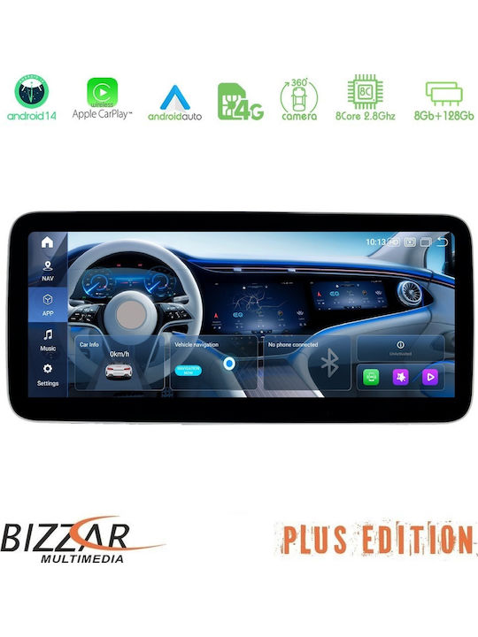 Bizzar Car Audio System for Mercedes-Benz GLC / C Class 2014-2021 (Bluetooth/USB/AUX/WiFi/GPS/Apple-Carplay/Android-Auto/CD) with Touch Screen 12.3"