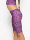 Kids Legging Cycling Short Purple