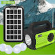 Autonomous Solar Lighting System with Light System , Radio , Flash Light & Charger GD-8076